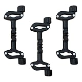 DECHOUS Verstellbarer Doppel Kinderwagen Verbinder aus Hochwertigem Material Abnehmbarer Anschluss für Geschwisterwagen Kompatibel mit Meisten Babywagen Leicht zu Bedienen für Eltern und