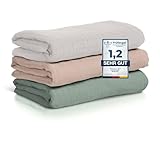 furora BABY Spucktücher Baby 120x120cm XXL groß - 100% Bio Musselin-Baumwolle, sehr weich | Extrem Saugstark, pflegeleicht bei 60° waschbar | Mulltücher Musselintücher (Mix, 80 x80 cm)