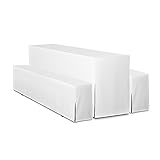 TexDeko 110cm Hussen für (Mini) Bierzeltgarnitur 3TLG Set Tisch 50cm Premium, 110cm = 1/2 Standardlänge