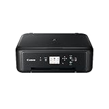 Canon PIXMA TS5150 Drucker Farbtintenstrahl Multifunktionsgerät DIN A4 (Scanner, Kopierer, Farbdisplay, 4.800 x 1.200 dpi, USB, WLAN, Duplexdruck, 2 Papierzuführungen) schwarz