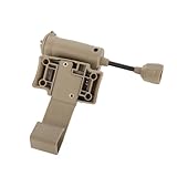 Wzxksoac Taktische -Helmlampe, LED-Helmtaschenlampe, Aufladbare Helmlampen, Energiesparende, Taschenlampe, 3, Khaki