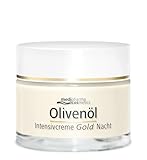 Olivenöl Intensivcreme Gold Zell-Aktiv Nachtcreme | Festigt & regeneriert die Haut | Reichhaltige Pflege für die Nacht | 50ml