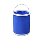 Faltbarer Eimer 9/11/13L Auto-Klappeimer Oxford-Stoff Autowascheimer Tragbarer Klappeimer Multifunktional Wasserdicht(13L)
