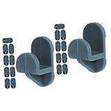 Amosfun 2 Sätze Gefrierhaken Regalklammern Kühlerhalterungsclips Clip Für Kühlschrank Kühlschrankschublade Gefrierregale Robuster Regalclip Haken Für Kühlregalstreben Plastik 10 Stück * 2