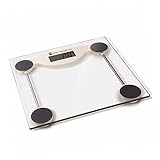 TOVINANNA 1Stk Hauswaage digitalwaage digiwaage Körperwaage personenwaage bathroom scales lcd briefwaagen Gewicht für Genau Bad aus hochfestem gehärtetem Glas Transparent