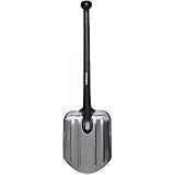 Fiskars Universalschaufel, Länge: 70 cm, Gewicht: 479 g, Aluminium-Blatt/Kunststoff-Stiel, Schwarz, 1001574