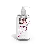 Liquid Passion Natürliches Gleitmittel auf Wasserbasis, pH-freundlich, parfümfrei und feuchtigkeitsspendend, sicher für Spielzeug und Kondome, hergestellt in den USA, 400 ml