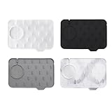 BLASHRD 4 Stück Küchenarmatur-Matte, Spülbecken-Spritzschutz Aus Silikon, Küchenarmatur-Spritzschutz Aus Silikon, Spülbecken-Spritzschutz, Spülbeckenmatte