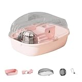 Gvvsjgdbis Hamsterkäfig Laufen Roller Skating Spielzeug Transparent Schloss Geeignet Mäuse Hamster Meerschweinchen Kleintiere Zubehör C