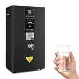 ylpddmm 2500 W elektrischer Instant-Heißwasserspender, Heißwasserspender mit stufenweiser Erwärmung, Kombi-Wasserkocher, Wandmontage,Black-60L