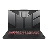 ASUS TUF Gaming A17 FA707NUR Laptop | 17,3' FHD 144Hz 16:9 IPS Display | AMD Ryzen 7 7435HS | 16GB RAM | 1TB SSD | NVIDIA RTX 4050 | Win11 Home | QWERTZ | Mecha Gray | 3Monate GamePass