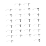 Uonlytech 100 Stück Teiliges LED lichtband Befestigungsclips mit Schrauben Wetterfeste Kabelhalter für Außen Stabile LED Streifen Fixierclips Geeignet für Lichterketten und Lichtschläuche