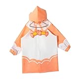 Sharplace Kinder-Regenmantel für Jungen, Regenbekleidung, Regenjacke, Mantel, regenfest, Eva-Regenponcho, Umhang mit Kapuze für Angeln, M