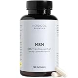 MSM Kapseln | 120 Kapseln mit 100% reinem OptiMSM® | Hochdosiert mit 600 mg je Kapsel | Für Gelenke & Regeneration | Laborgeprüft & vegan | Nordic Oil