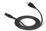 USB Ladekabel 5V Ladegerät kompatibel mit Philips QP2724, QP2720, QP2734, QP2824, QP4530, QP4631, OneBlade Pro 360
