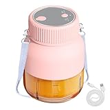 Saftpressmaschine, Gemüsepressmaschinen, Saftpresse aus Saftmaschinen, 800 ml, nachfüllbarer Entsafter, Gemüsesaftpresse ohne