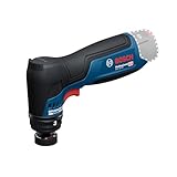 Bosch Professional 12V System Akku-Schwingschleifer GSS 12V-32 (inkl. montiertem 32 mm Klett-Schleifteller, 32 mm selbstklebender Schleifteller)