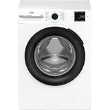 Beko BM3WFU31041X freistehende Waschmaschine, Waschvollautomat, 10 kg, EnergySpin, Schleuderwahl 1400 U/min, Hygiene+ allergikergeeignet, Coldwash Wasser-& Zeitersparnis, Weiß