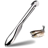 Edelstahl Fischschuppen Entferner,Profi Fisch Entschupper Fischschaber Fisch Scaler Fischschuppen Entferner Fischentschupper,Küchenhelfer Für Schnelle Reinigung Fischhaut Für Küche,Restaurant