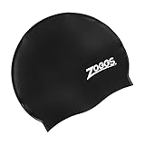 Zoggs Badekappe Silicone Cap, Black, onesize, 300771