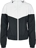 Urban Classics Damen TB3638-Ladies Arrow Windbreaker Windjacke, White/Black, L
