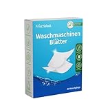 Frischblatt Waschmittel Blätter | natürliche Waschmittel Streifen, biologisch abbaubar, ohne Plastik | platzsparend & leicht | Universal Vollwaschmittel (80 Waschgänge, Alpenfrische)