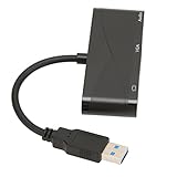 XUXHOU USB 3.0 Bis HD VGA -Adapter Schnelles Getriebe 1080p 60 Hz USB an VGA -Konverter für 7/8/11 Laptop Meeting Entertainment ABS Material