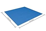BESTWAY 58001 Pool Bodenplane Schutzplane Unterlegmatte Swimmingpool 335x335cm
