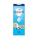 Aptamil Kindermilch 1+ 1 Liter trinkfertig (6er Pack), trinkfertig & praktisch, für Kleinkinder im Wachstum, mit Vitaminen A, C und D sowie ALA (Omega-3), Calcium und Jod, ohne Palmöl