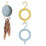 Buerfu Hutorganizer, Set Mit 2 Stauraumlösungen Für Hüte Im Kleiderschrank, Platzsparende Kleiderorganizer Multifunktional Für Krawatten, Schals, Kopfhörer & Accessoires