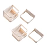 DECORNIJIA 2 Stück Multifunktionales Wandregal für Regenschirme mit Abtropfwanne Beige Wasserabweisend Platzsparend Einfache Montage ohne Bohren für Haustür Küche und Bad