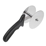 INOOMP Premium Pizzaschneider mit Rostfreiem Edelstahl doppelklingenrad und Rutschfestem Professionelles Pizza schneidewerkzeug für Küche und Heimgebrauch Ergonomisch und Sicher