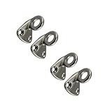 Yardwe 2 Sätze Langlebige Bootshaken Edelstahlhaken Rudern Coat Hooks Gardarobenhaken Schorschbock Boot Zubehör Kleiderhaken Yachthaken Aus Metall Bootshaken Aus Metall 2 Stück * 2