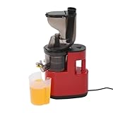 500W Entsafter 304 Edelstahl Elektrischer Entsafter Ausgangsdrehzahl 60-80 U/Min Rot Fruchtentsafter 5.51 * 3.15Inch Fütterungsöffnung Slow Elektrische Saftpresse 400 Ml Auffangbehälter Mit Reinigungs