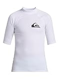 Quiksilver Everyday - Kurzärmliges Surf-T-Shirt mit UPF 50 für Jungen 8-16 Weiß