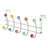Wandmontiertes Regal | Garderobe für die Wand | dekorativer Kleiderhaken | stabile Traglast Wandgarderobe | Kreative bunte Perlenwandregal Haken