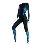 Dive Skin Ganzkörper-Stretch-Tauchanzug, Bademode, Surfen, Schnorcheln, Neoprenanzug, Größe M, Schwarz