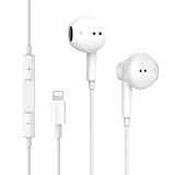 In-Ear Kopfhörer mit Kabel für iPhone[MFi-Zertifiziert], HiFi Stereo Ohrhörer mit Anschluss Mikrofon und Lautstärkeregler,Ohrhörer für Kompatibel mit iPhone 14/14Pro Max/13/13Pro/12/11/Pro/X/XS/XR/8/7