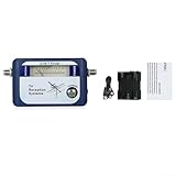 MeevrgR DVB-T Antennen-Signalfinder - Digitales TV-Signalstärkemessgerät für Kompass-Pieper & Dämpfungssteuerung, 170-860 MHz für terrestrische TV-Antennenausrichtung