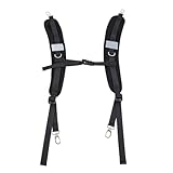 CZAKOMIX 1 Paar Schultergurte für Rucksack Schultergurt, Rucksack Riemen, Rucksack Schulter, Verstellbare Träger, für Tasche, Rucksack, Schwarz
