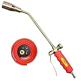 Unkrautbrenner, tragbarer Biswitch-Propanbrenner, Unkrautbrenner mit 6, 6 Fuß langem Schlauch und rutschfestem Griff für Garten, Holz, Eis, Schnee, Straßenbrenner