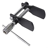 babominimer Auto Scheibenbremskolben Einstellwerkzeug für Automobilreparatur, Eisenkonstruktion mit Schieber-Design, passend für die meisten Fahrzeuge, Schwarz + Silber