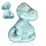 Silikonformen Backen Dino Backform Kuchen, Backform Silikon Kastenform BPA-Frei, Kuchenformen Silikon, Silicone Bread Baking Mould, Silikonformen Kuchenform, Für Kuchen Eis Schokolade Brot Pudding