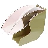 DECORNIJIA Große Kaffeefilter Aufbewahrungsbox aus Kunststoff Staubdichter Filterhalter für Konische und Filter Langlebig und Hygienisch Geeignet für Zuhause Büro Hotel Dekorativer