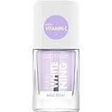 Catrice Nail Whitening Base Coat, Nail Care, Nagelpflege, transparent, aufhellend, langanhaltend, schützend, transluzent, ohne Aceton, vegan, Mikroplastik Partikel frei (10,5ml)