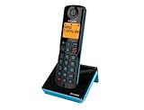 Alcatel S280 Schwarz und Blau, Freisprecheinrichtung, Anrufsperre, Telefonbuch mit 50 Namen und Nummern