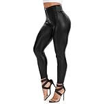 HOUXINQWWP PU-Lederhose, Cosplay, Größe S-7XL, Schwarz , 4XL