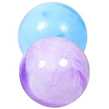BESPORTBLE 2 Sätze Hüpfball Yogaball Mini-übung Zuschlagen Stachelig Gestell Federnd Hantel Yoga-Ball Yogaball Zum Trainieren Pilates-zubehör Große Hüpfbälle Für Riesiger Hüpfball PVC