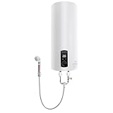 Elektrischer Tank-Wassererhitzer Elektro Warmwasserspeicher Boiler Elektrospeicher Warmwasser Heizung 2000W, 13,2 Gallonen Wasser, Temperaturregelung (77-167°F),mit Handbrause und Wasserhahn Für Bade