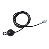 Fitness DIY Seilzug, beschichteter Stahldraht, Trizeps-Blaster, Handkraft-Trainingsgerät, Befestigung im Fitnessstudio (140 cm)